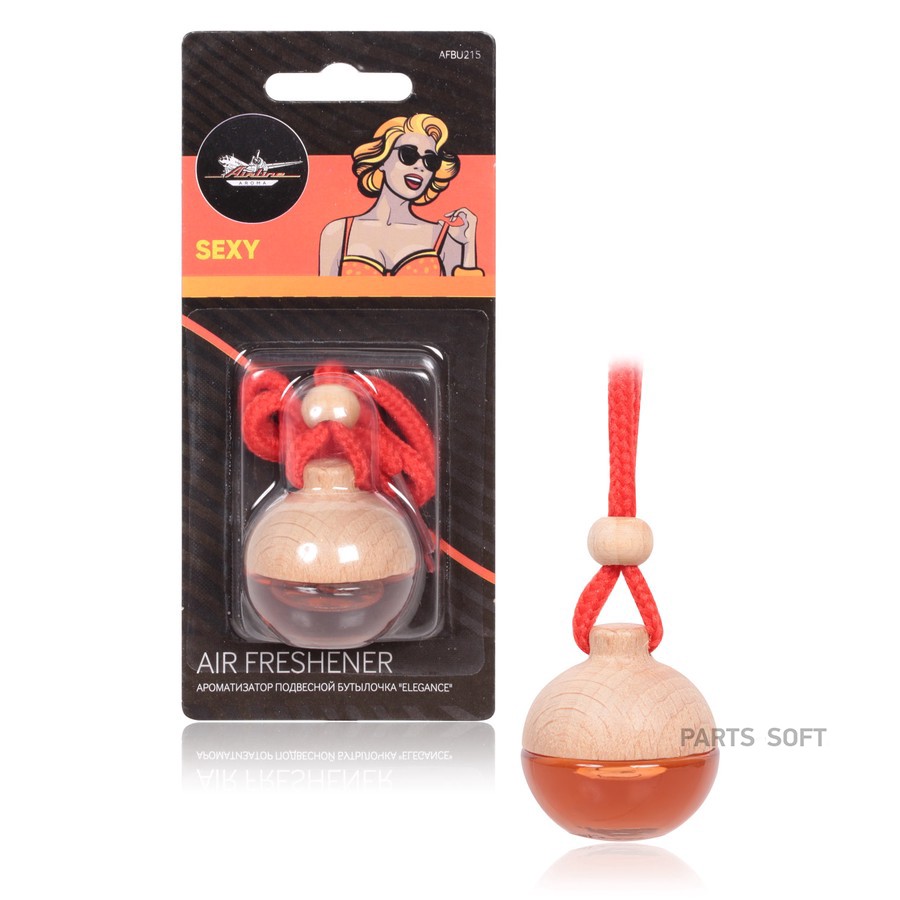 Ароматизатор подвесной (Sexy) жидкий "AIRLINE" Elegance (бутылочка) - AIRLINE None None